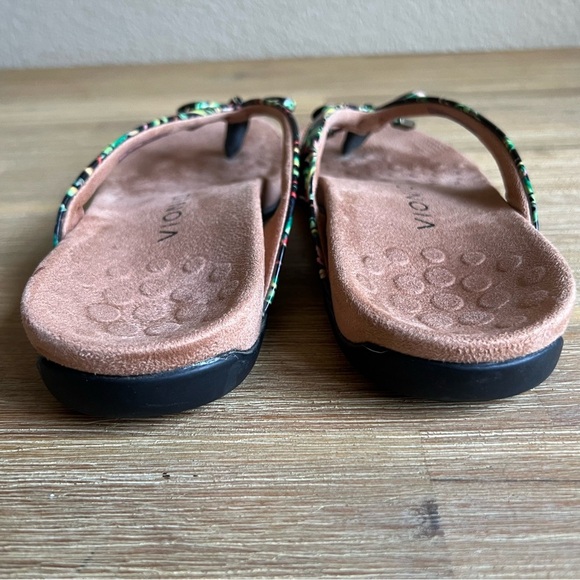 Vionic Bella II Black Toe-Post Sandal Flip Flop Women's Size 6 Tropical - Picture 8 of 10